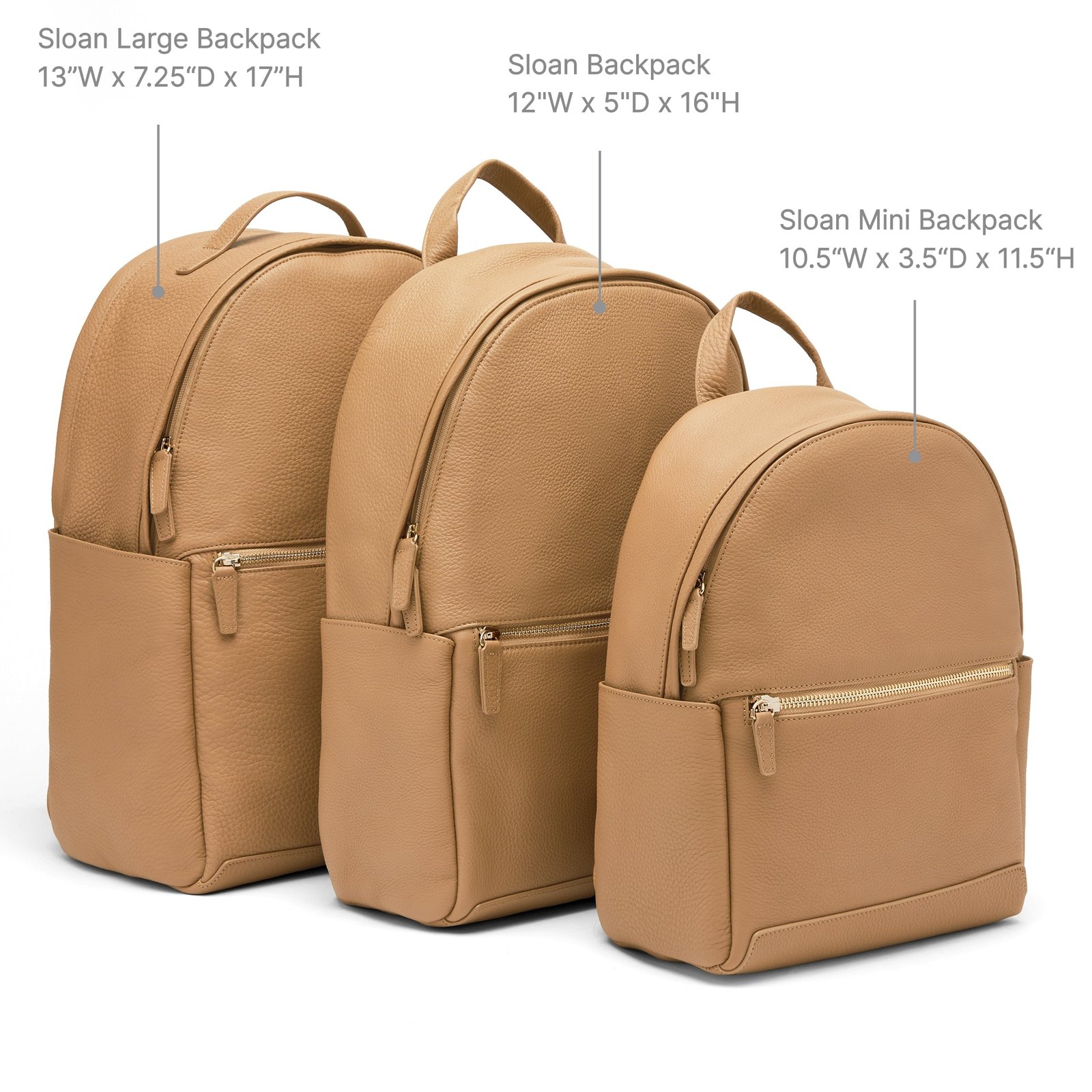 Sloan Large Backpack Navy Blue - Image 9