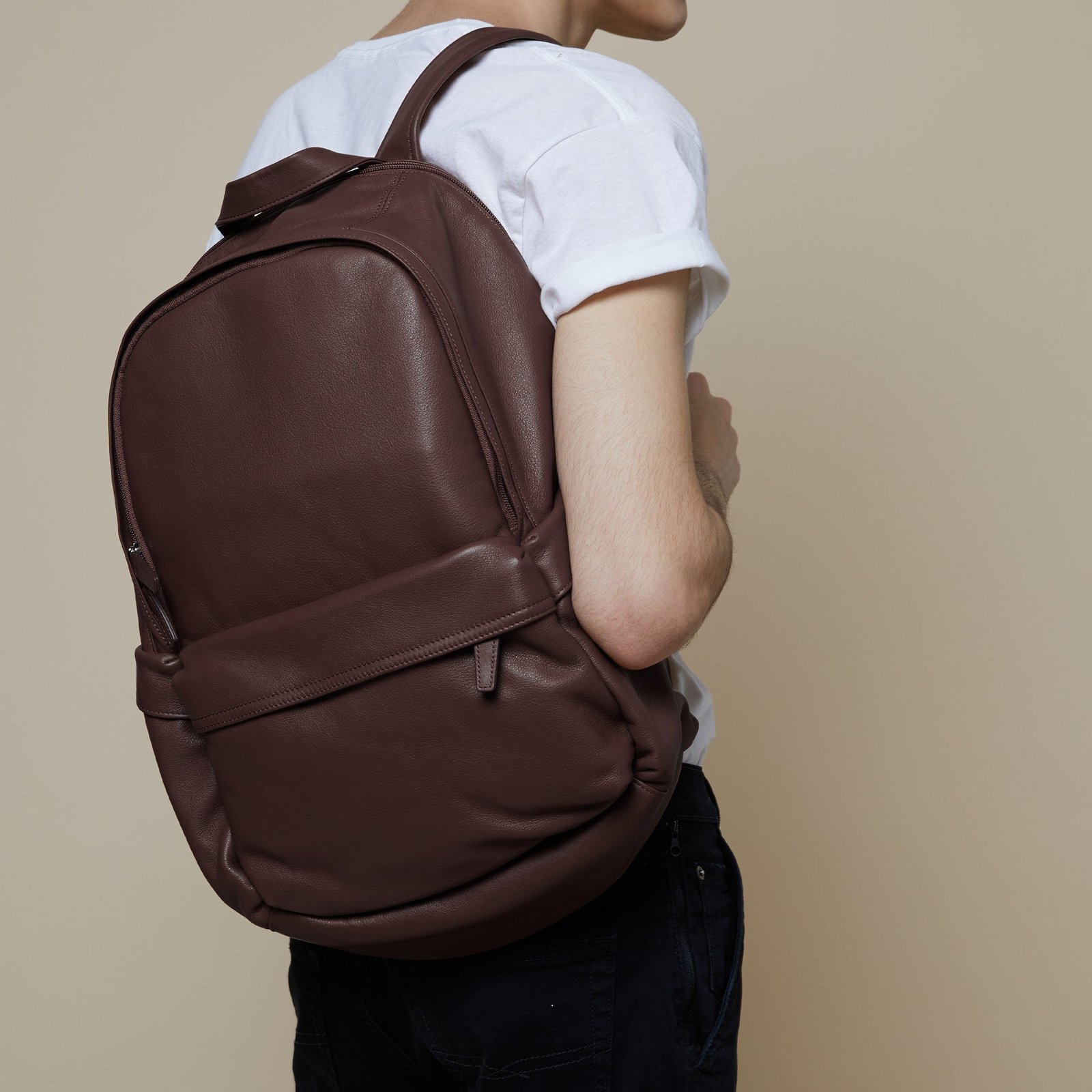 Parker Backpack Brown - Image 2