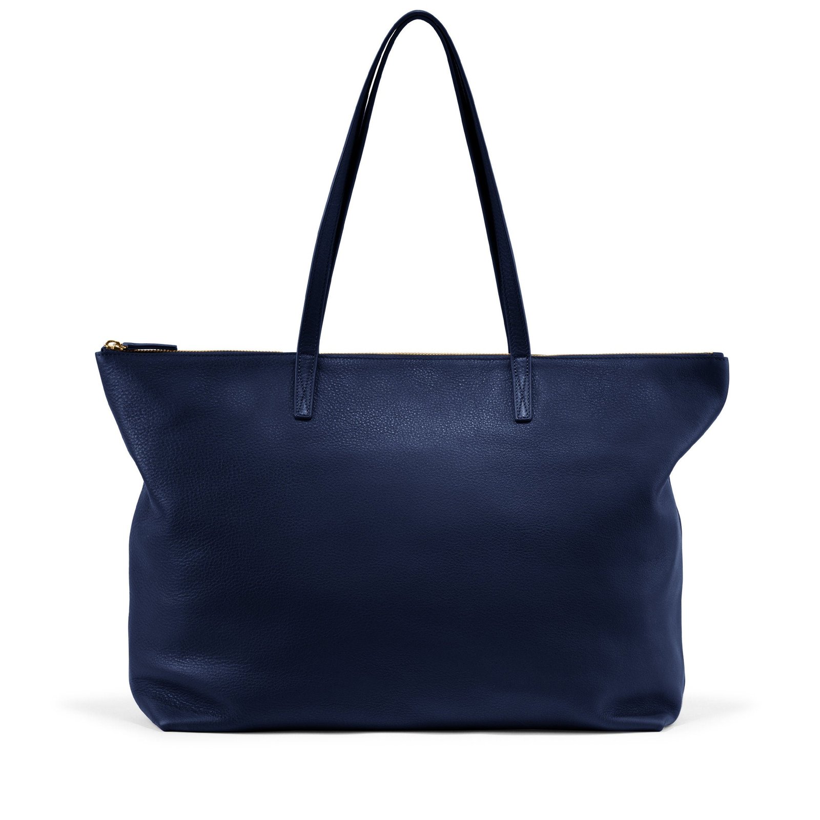 Aleena Soft Zippered Tote Navy Blue