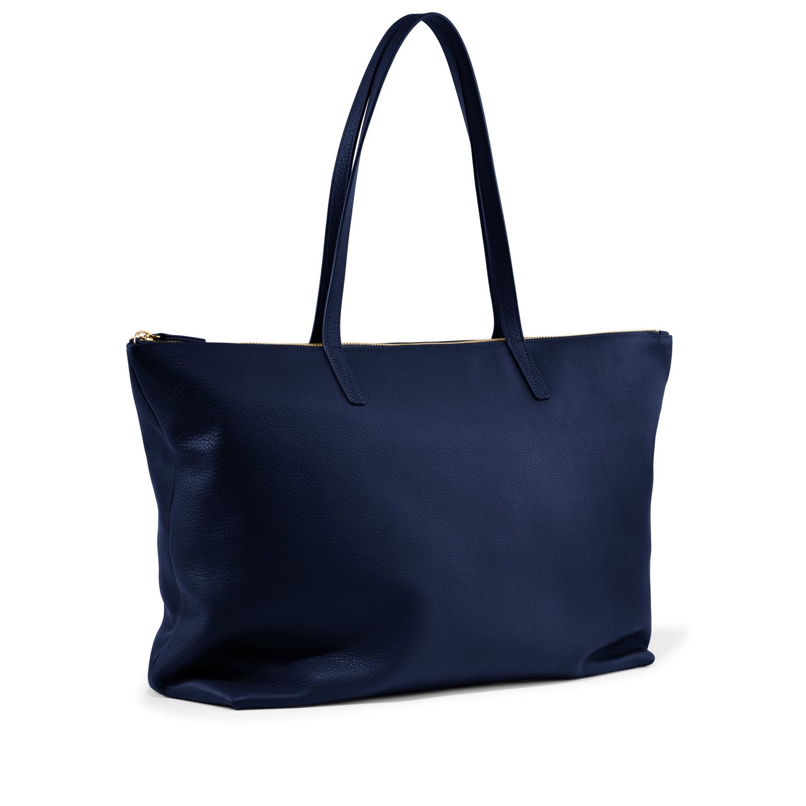 Aleena Soft Zippered Tote Navy Blue - Image 3