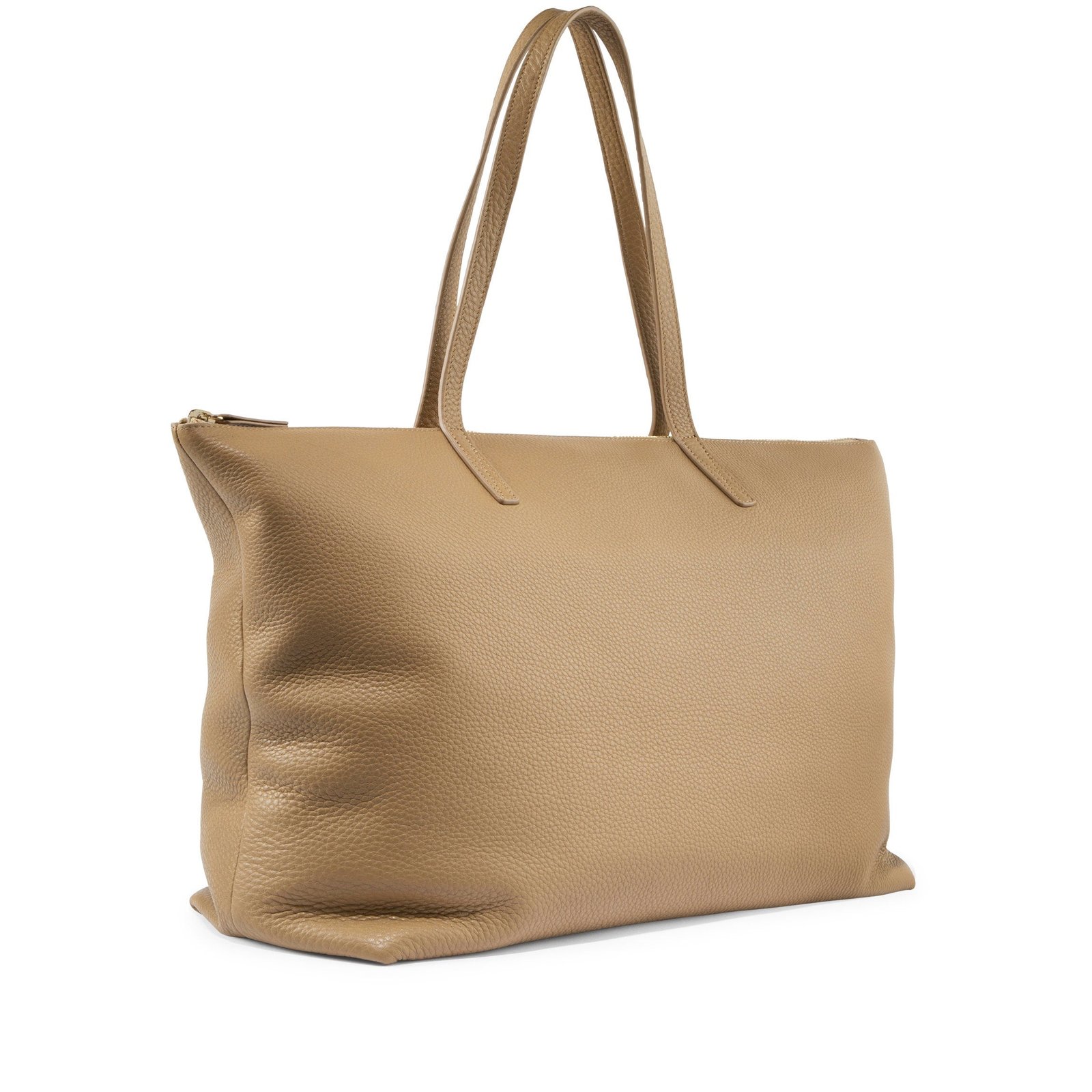 Aleena Soft Zippered Tote Camel - Image 3