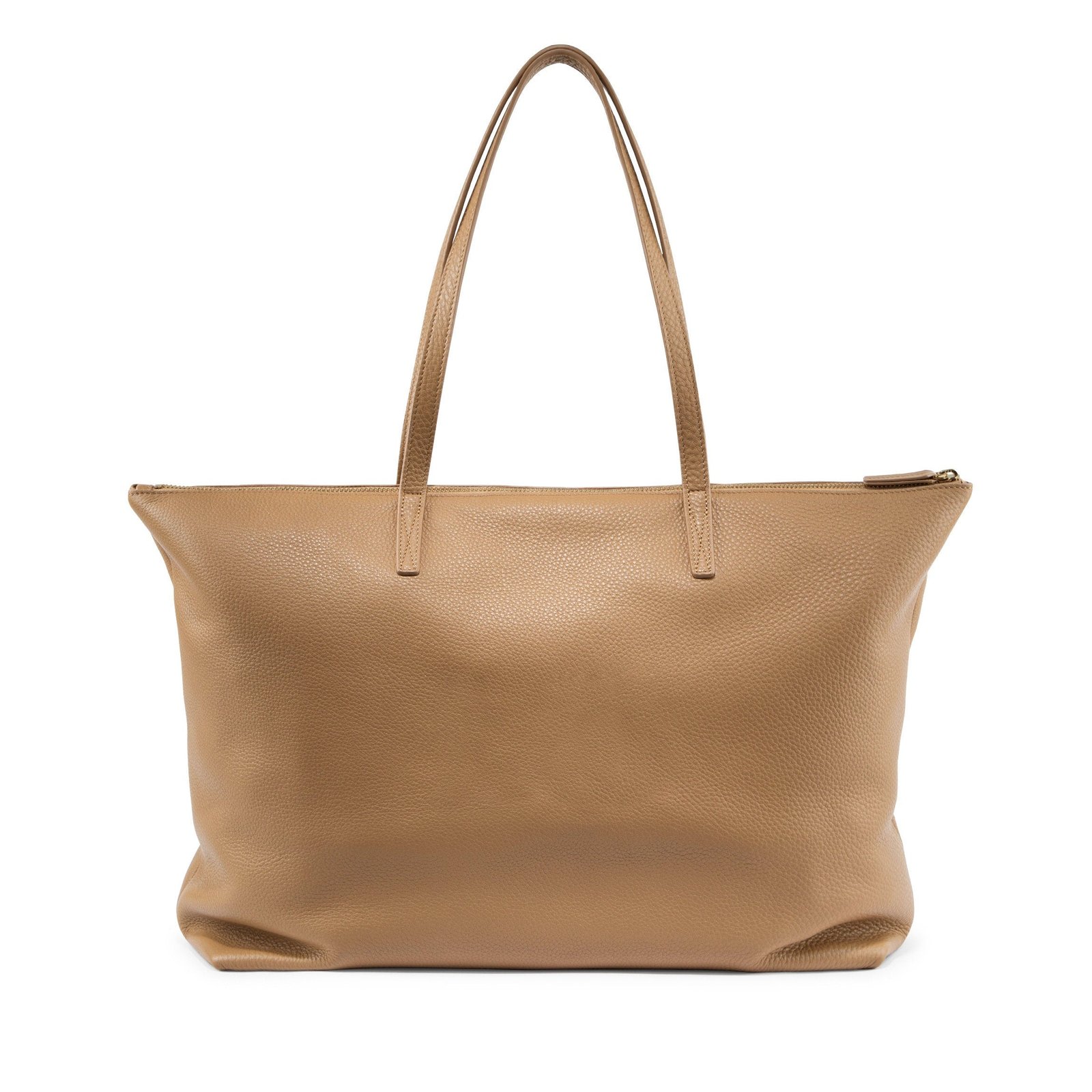 Aleena Soft Zippered Tote Camel - Image 6