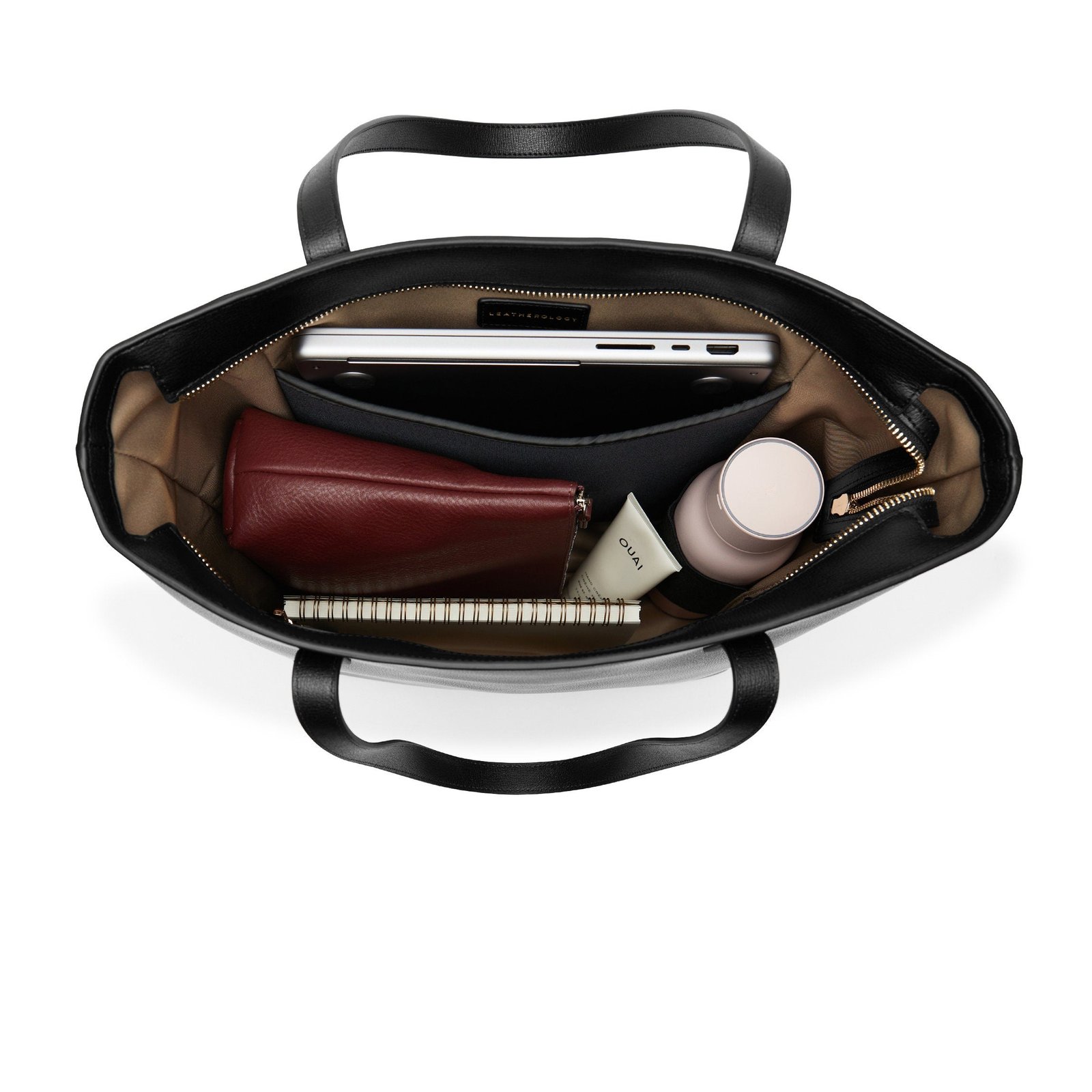 Alex Vertical Work Tote Black - Image 7