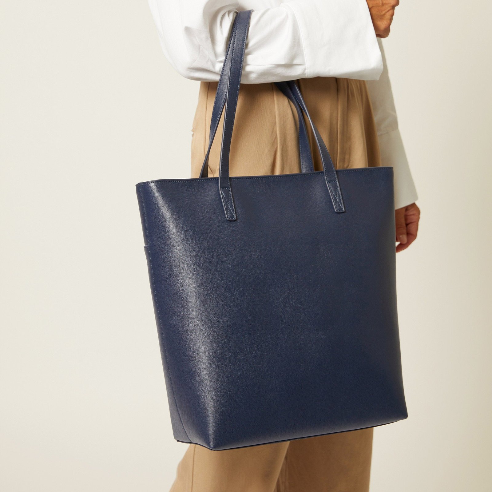 Alex Vertical Work Tote Midnight Blue - Image 2
