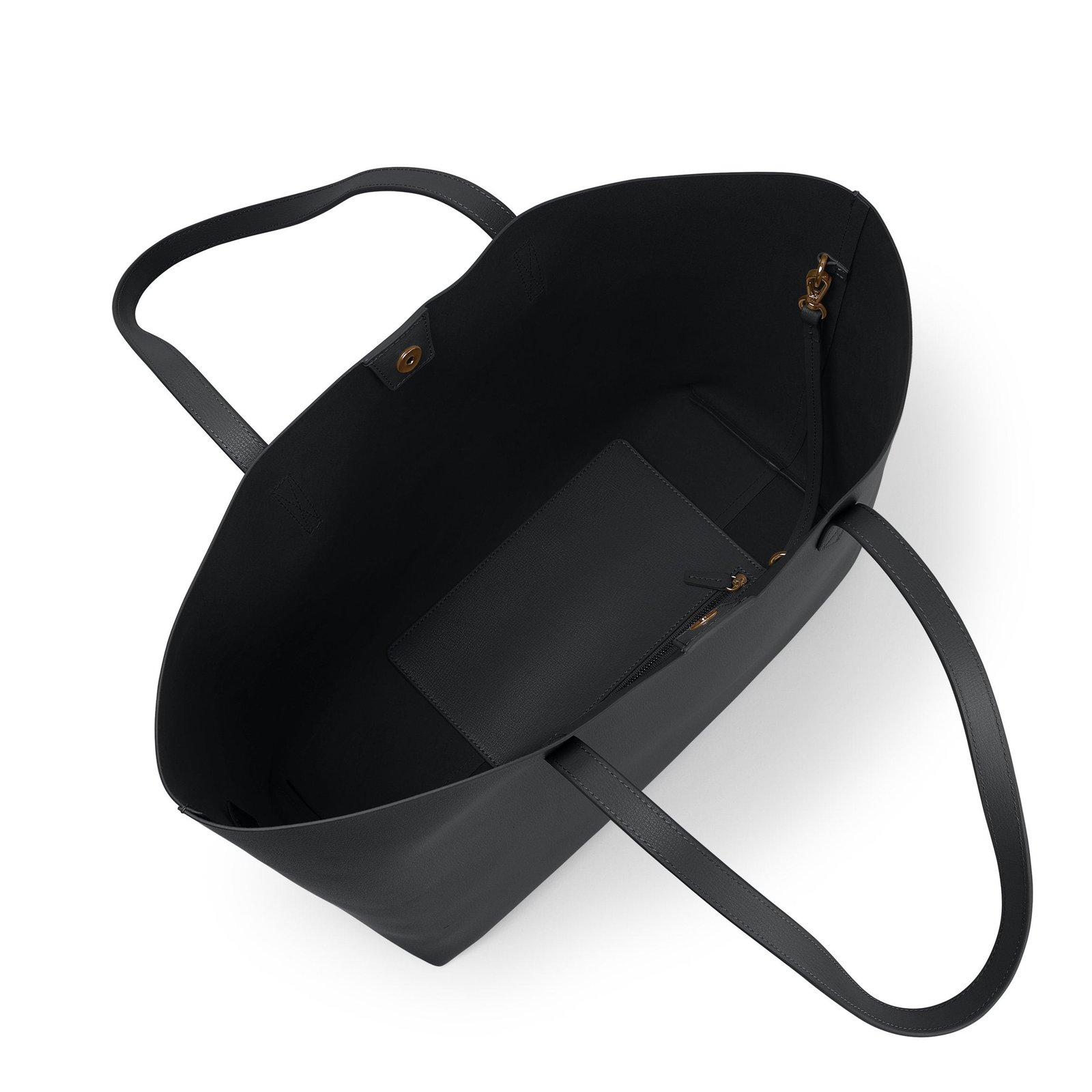 Belmont Structured Tote Black - Image 4