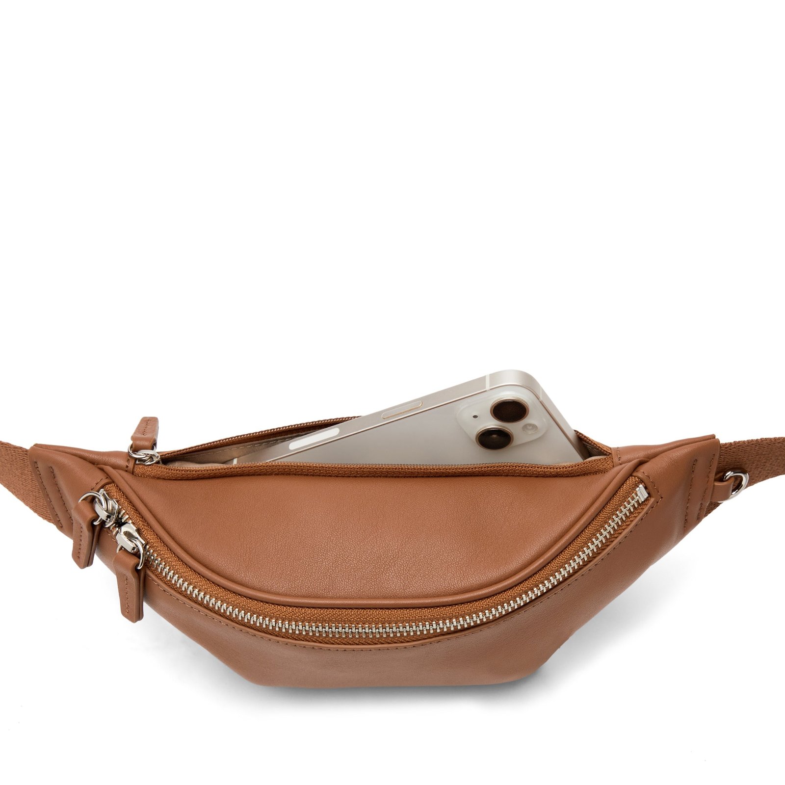 Blake Slim Belt Bag Cognac - Image 7
