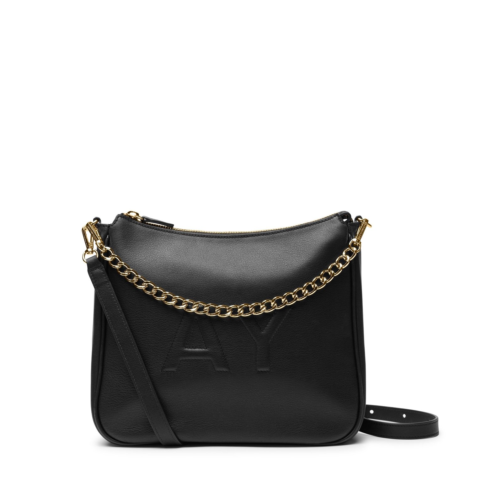 Greta Chain Medium Crossbody Black Onyx - Image 3