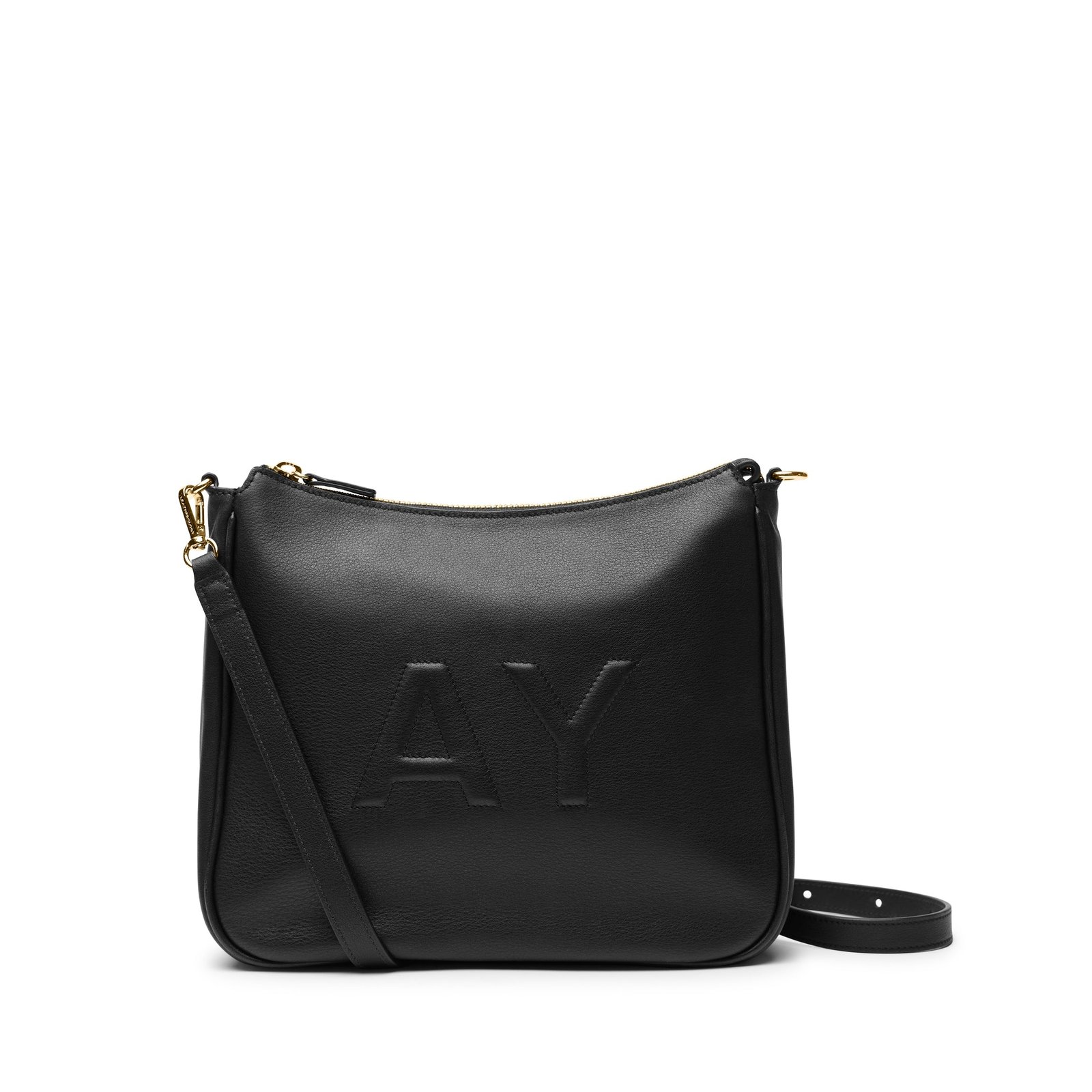 Greta Chain Medium Crossbody Black Onyx