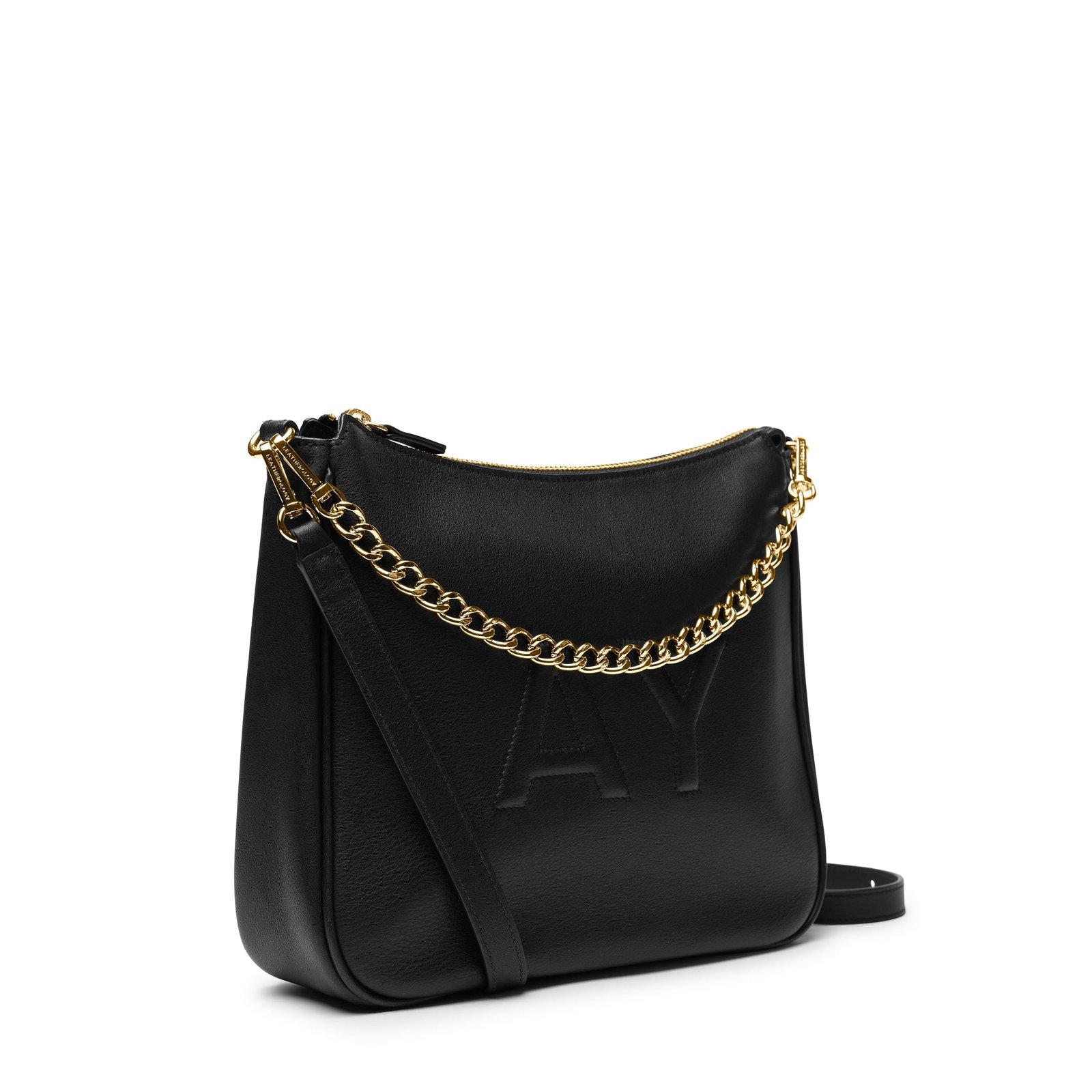 Greta Chain Medium Crossbody Black Onyx - Image 4