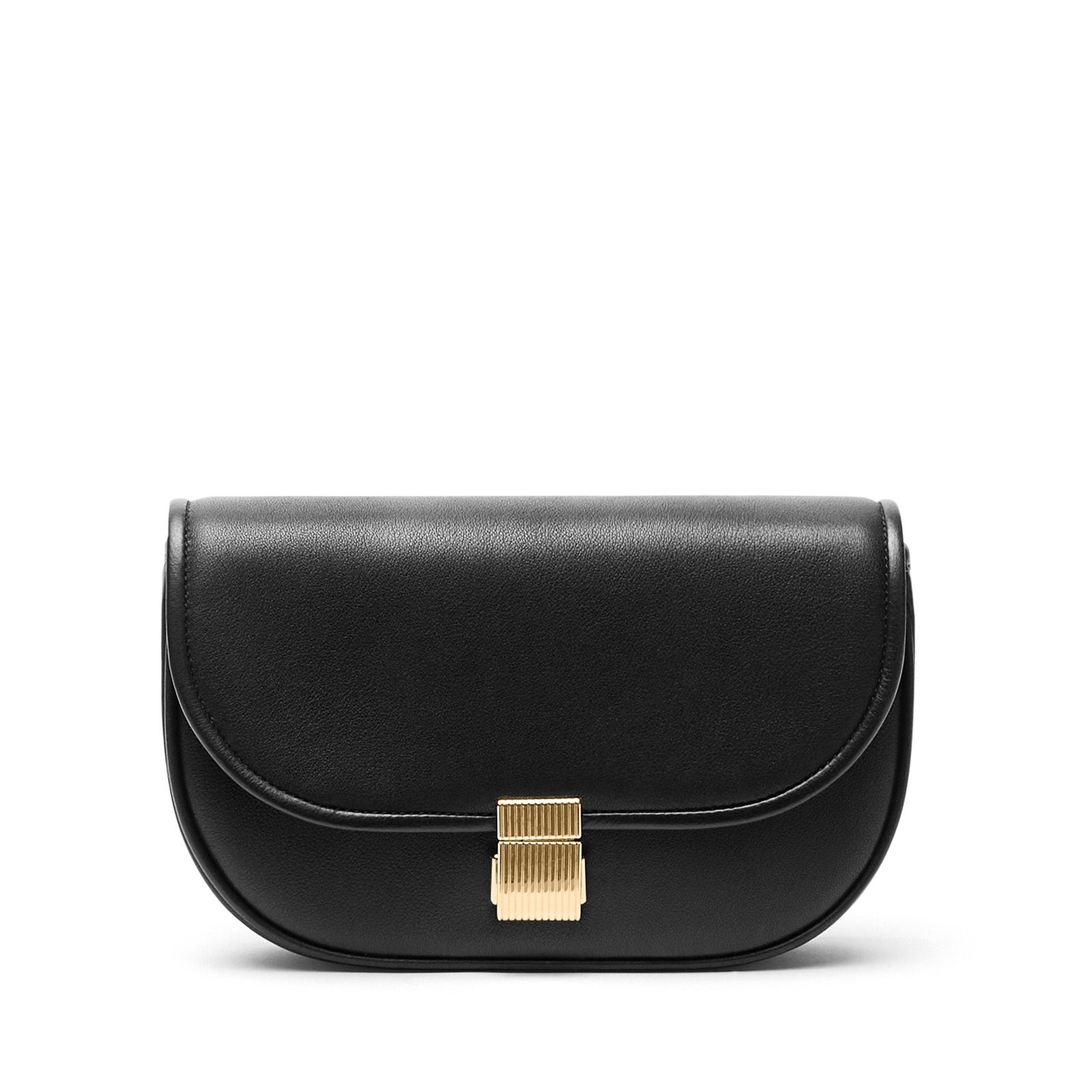 Katy Small Saddle Crossbody Black Onyx - Image 10