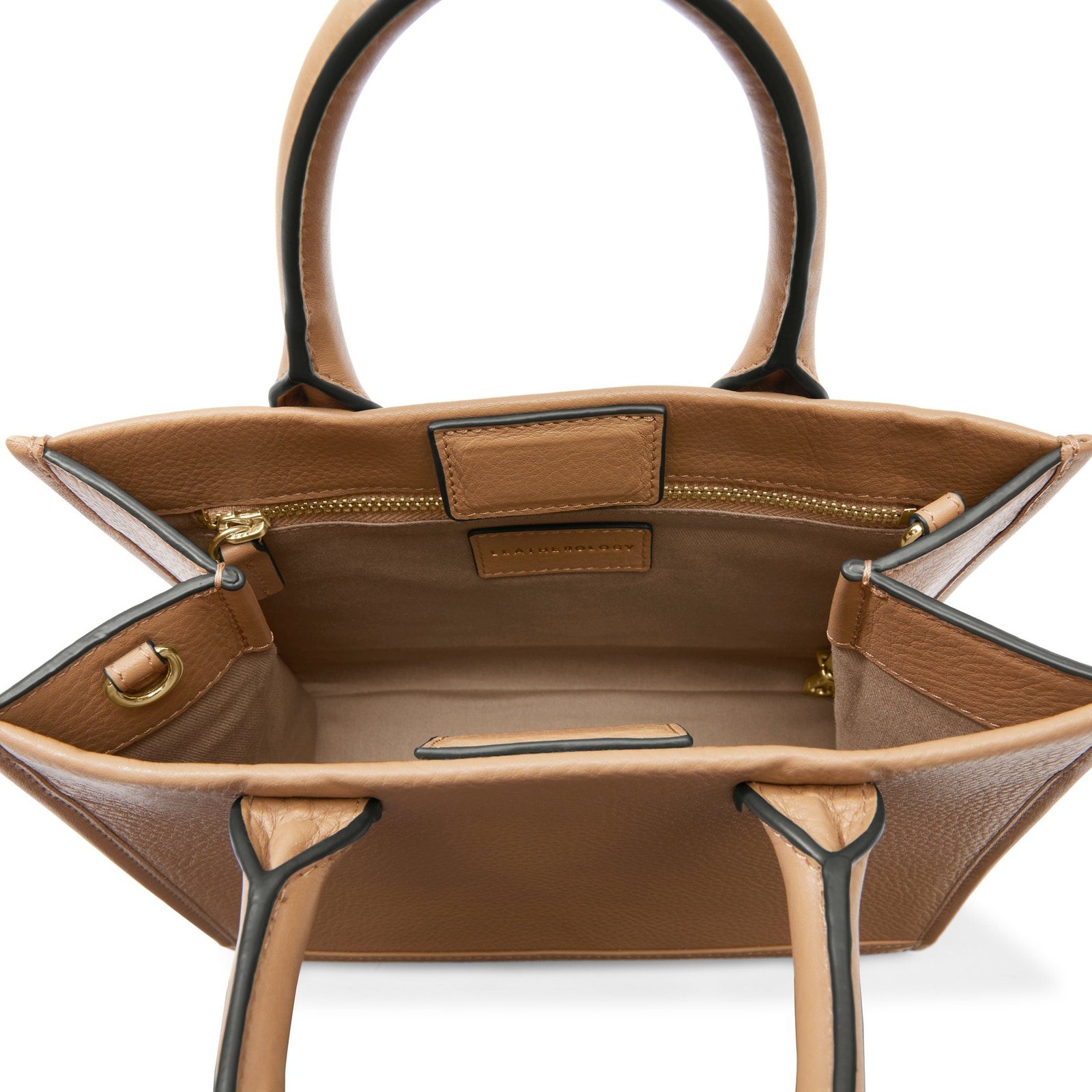 Kress Mini Top Handle Bag Camel - Image 3