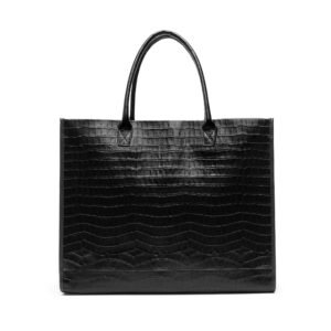 Kress XL Tote Black Croc