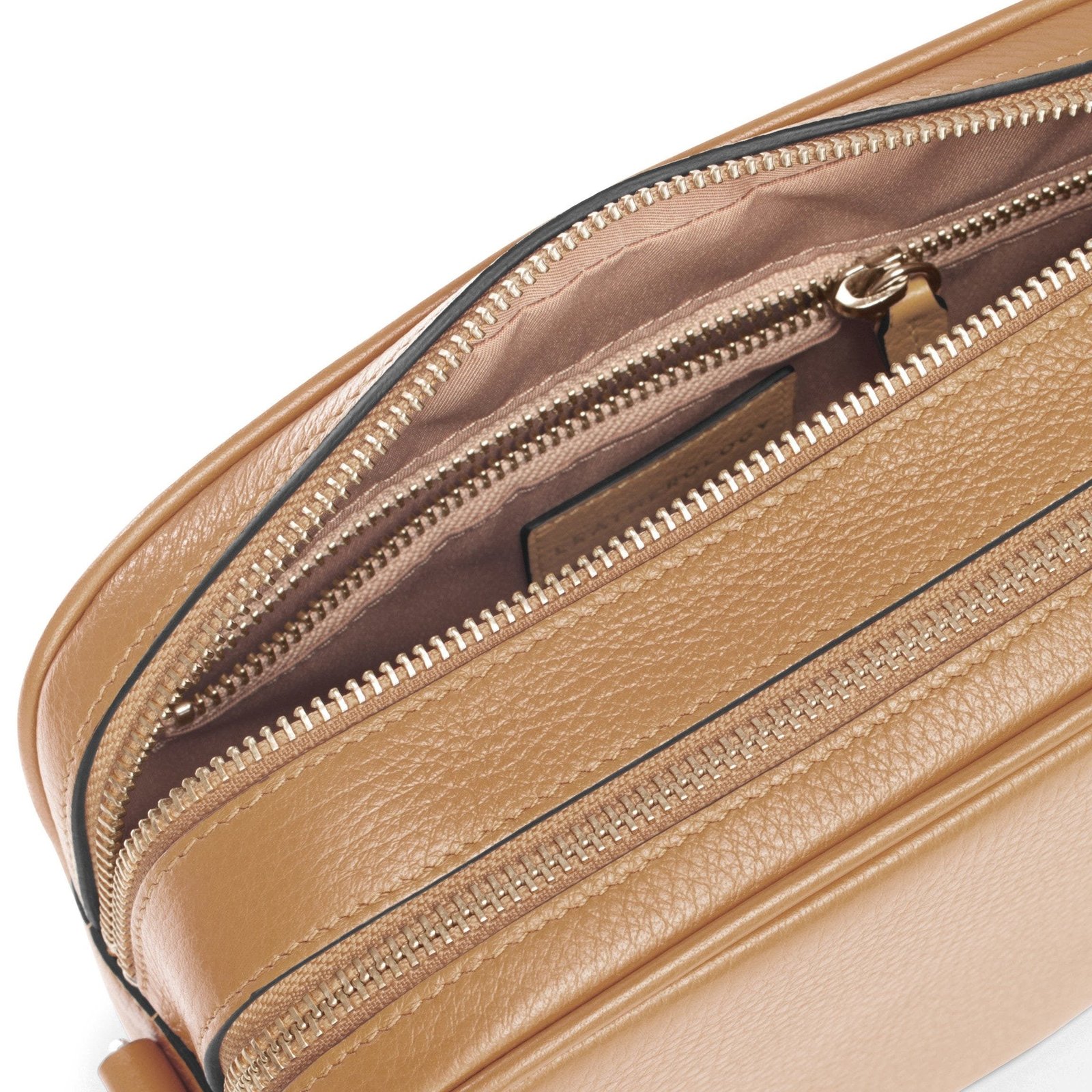 Meadow Double Zip Camera Bag Camel - Image 6
