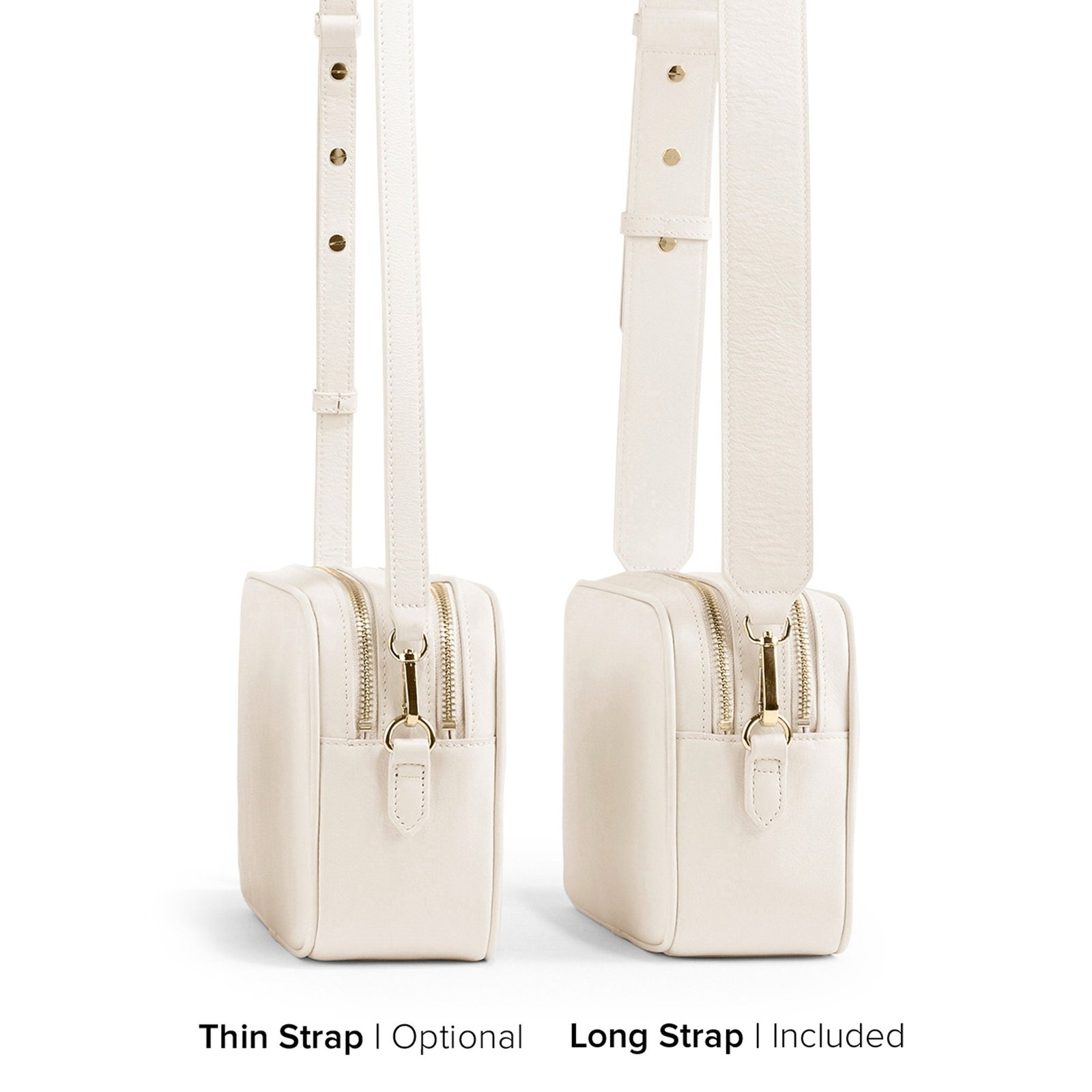 Meadow Double Zip Camera Bag Ivory - Image 7