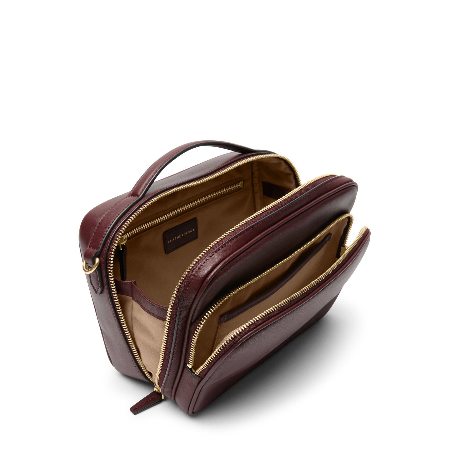 Meadow Large Satchel Bordeaux - Image 6
