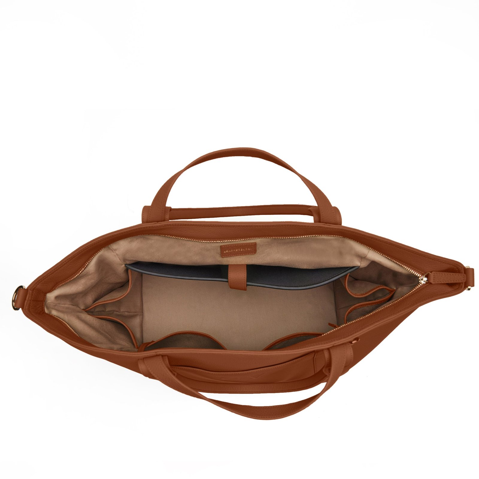 Transit Travel Tote Saddle Brown - Image 4