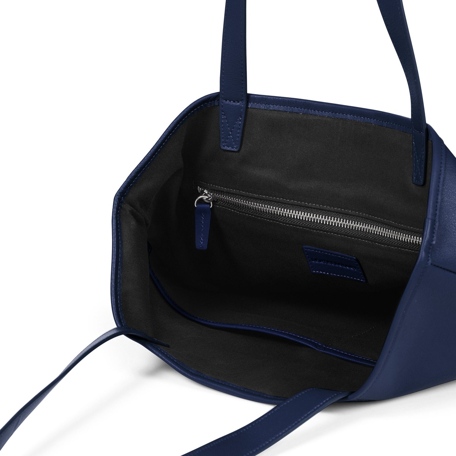Uptown Vertical Tote Navy Blue - Image 4