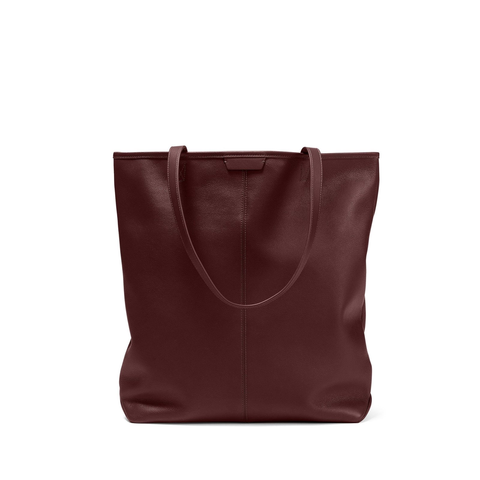 Uptown Vertical Tote Bordeaux