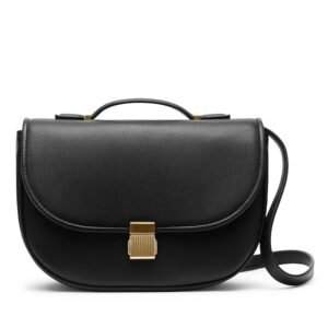 Katy Medium Saddle Bag Black Onyx