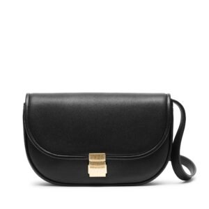 Katy Small Saddle Crossbody Black Onyx